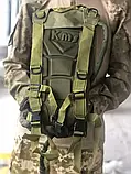 Гідратор тактичний військовий, Тактична питна система, Тактичний рюкзак-гідратор флектарн для води 2.5л армійський хакі, фото 3