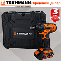 Гайковерт ударный аккумуляторный Tekhmann TIW-300/i20 kit / 300 Нм / 2 А-ч / Гарантия 3 года /