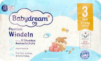 Підгузники Babydream Premium 3 Midi 5-9 кг 46 шт