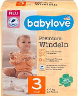 Підгузники Babylove Premium 3 Midi (4-9 кг), 46 шт