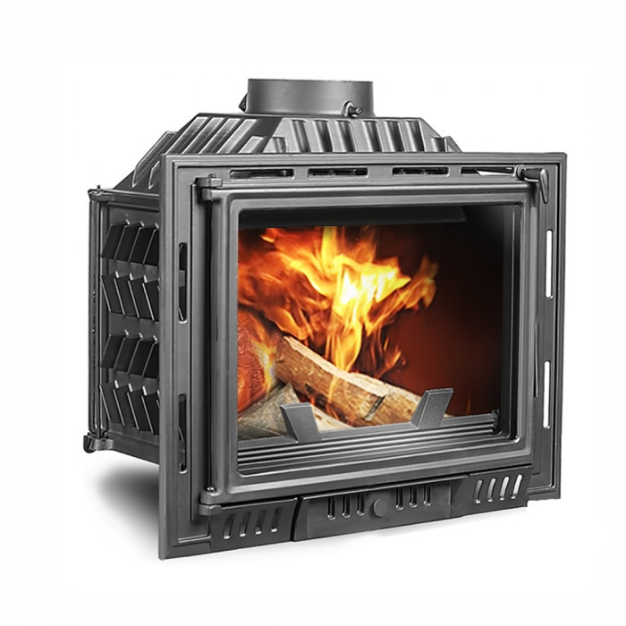 Камінна топка KawMet W6 14 кВТ повітряні камінні топки