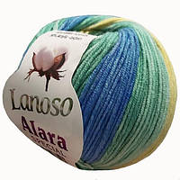 Lanoso ALARA SPECIAL (Алара Спешил) № 702 (Пряжа бавовна з акрилом, нитки для в'язання)