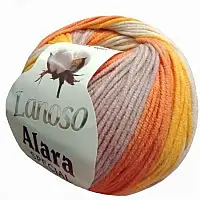 Lanoso ALARA SPECIAL (Алара Спешил) № 704 (Пряжа бавовна з акрилом, нитки для в'язання)