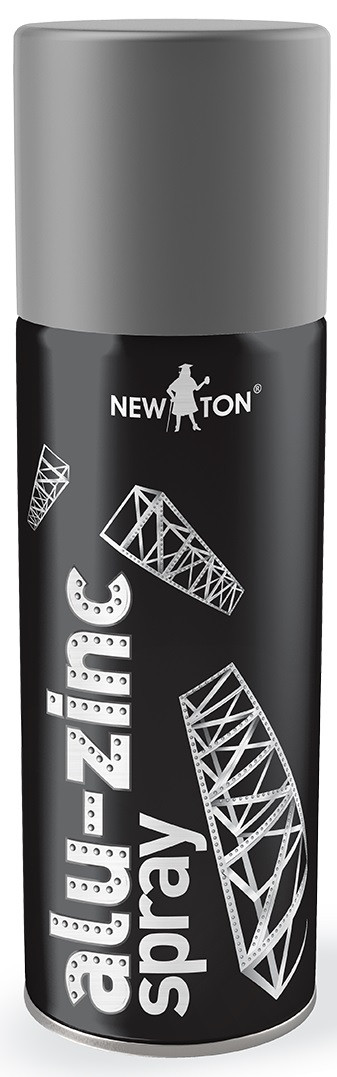 Фарба спеціального призначення алюмінієво-цинкова ALU-ZINC SPRAY NEW TON®, 400 мл Аерозоль