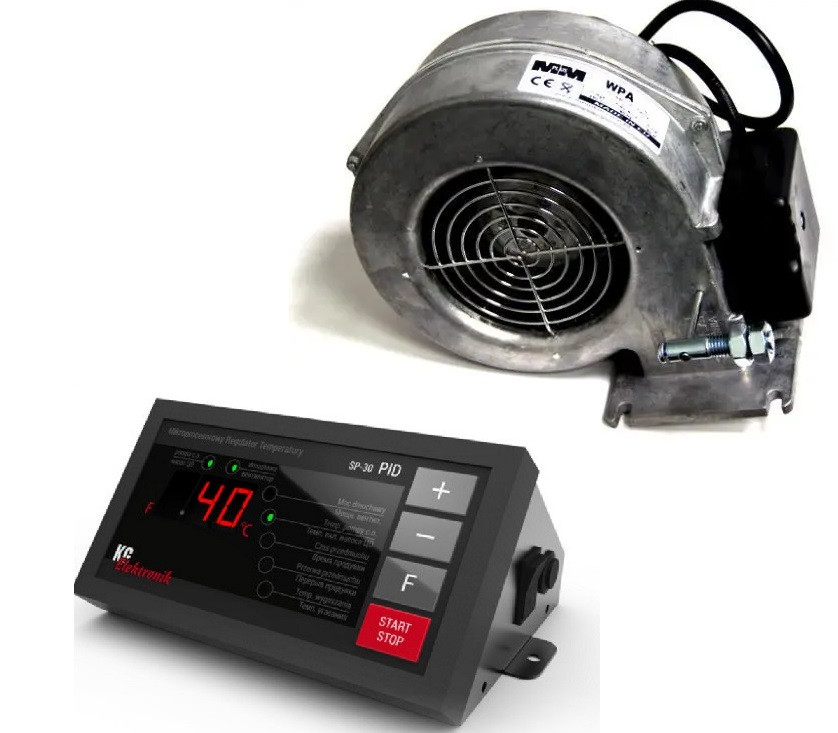 Автоматика KG Elektronik SP-30 PID + вентилятор WPA-X2
