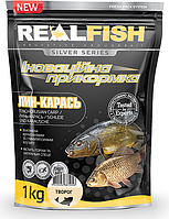 Прикормка RealFish линь карась творог 1 кг