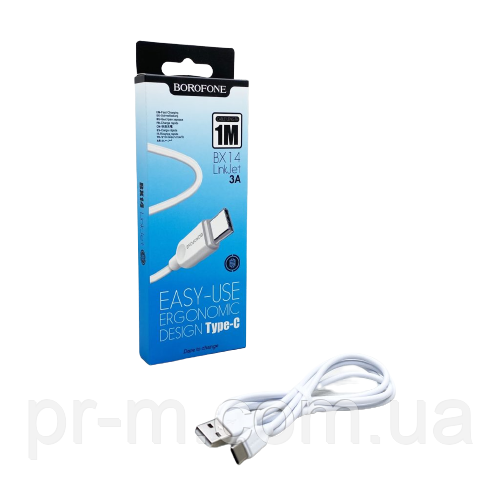 Кабель BOROFONE BX14 TYPE-C 1m (1метр)