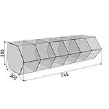 Диспенсер EKOSTAR для мармеладів, снеків, горіхів 6 комірок, фото 5