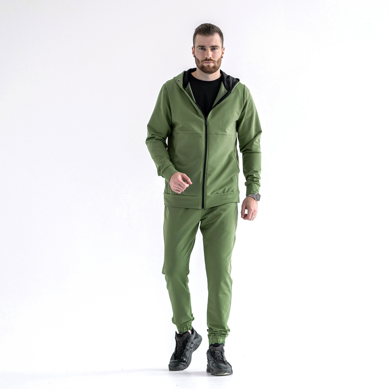 Мужской Спортивный Костюм на Молнии Teamv Sport 2 Хаки — Купить ...