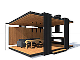 Бесідка для котеджу, модель 2023 року, фото 3