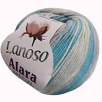 Lanoso ALARA SPECIAL (Алара Спешил) № 711 (Пряжа бавовна з акрилом, нитки для в'язання)