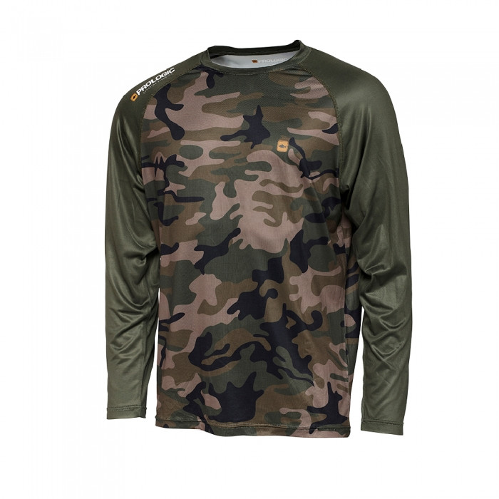 Футболка з довгим рукавом Prologic UV Camo Long Sleev T-shirt Camo/Green