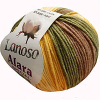 Lanoso ALARA SPECIAL (Алара Спешил) № 712 (Пряжа бавовна з акрилом, нитки для в'язання)