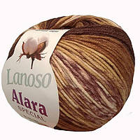 Lanoso ALARA SPECIAL (Алара Спешил) № 713 (Пряжа бавовна з акрилом, нитки для в'язання)