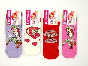 Дитячі шкарпетки бамбук Montebello для дівчаток 5 років 12 пар/уп мікс кольорів