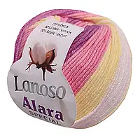 Lanoso ALARA SPECIAL (Алара Спешил) № 716 (Пряжа бавовна з акрилом, нитки для в'язання)
