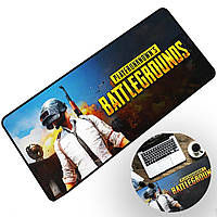 Коврик игровой для мышки (30х70 см) BATTLEGROUNDS P-700 / Компьютерный коврик / Игровая поверхность