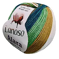 Lanoso ALARA SPECIAL (Алара Спешил) № 718 (Пряжа бавовна з акрилом, нитки для в'язання)