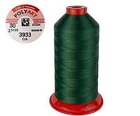 Нитка швейная полиэстер POLYART(ПОЛИАРТ) N30 цвет #3933 темно-зеленый 2500м (ОРИГИНАЛ, ТУРЦИЯ)