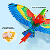 Літаючий папуга електромеханічна іграшка для ваших котиків і дітей. Іграшки для собак, фото 5