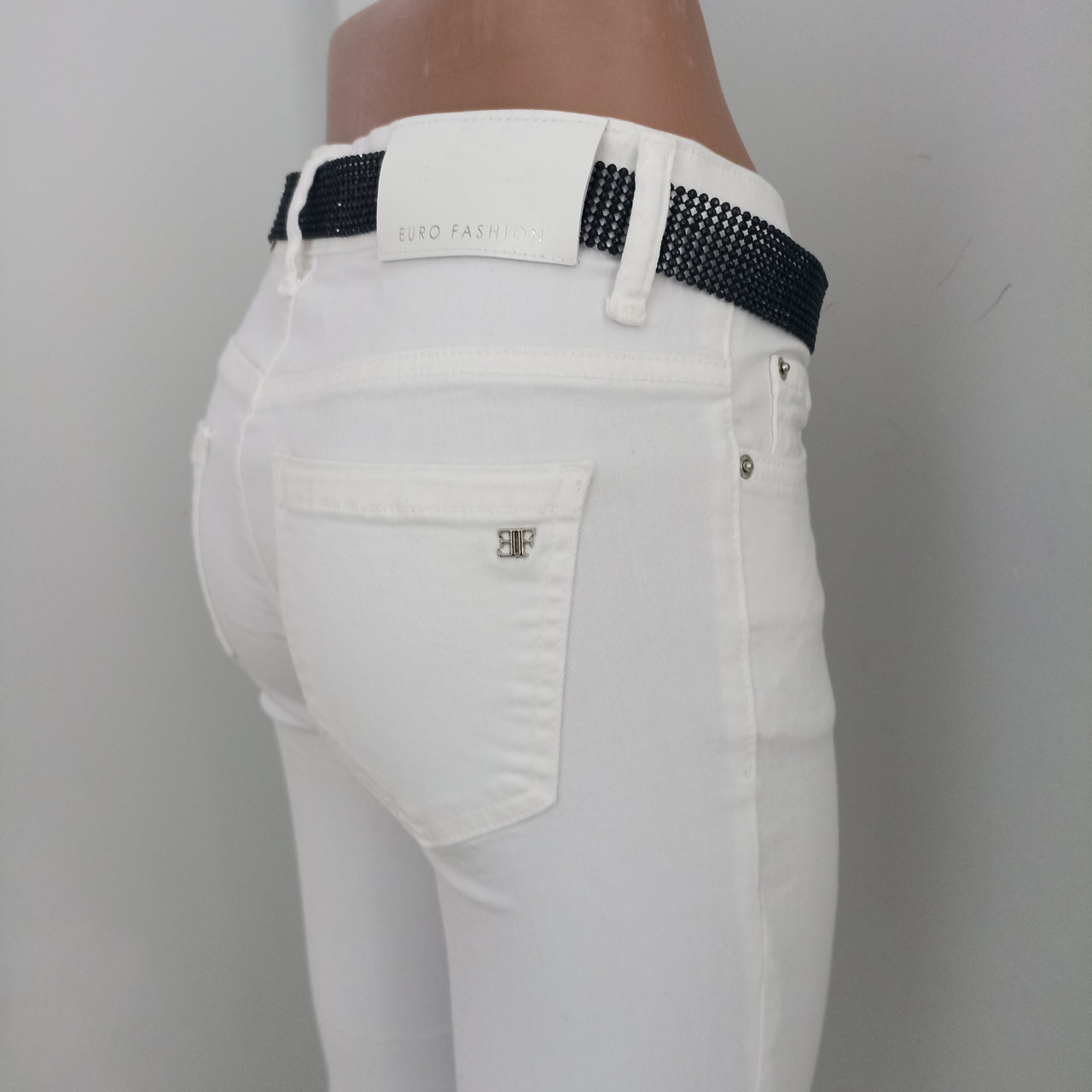 Жіночі білі джинси бренд скіні Туреччина - фото 6 - id-p1795554100