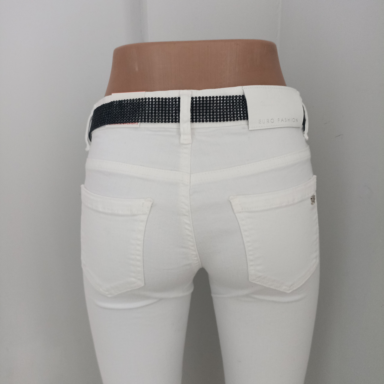 Жіночі білі джинси бренд скіні Туреччина - фото 7 - id-p1795554100