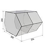 Диспенсер  EKOSTAR  для мармеладів, снеків, горіхів 2 комірки, фото 5