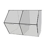 Диспенсер  EKOSTAR  для мармеладів, снеків, горіхів 2 комірки, фото 3