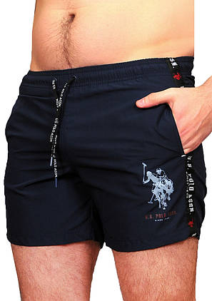 Шорти пляжні чоловічі Polo 21-3038 темно-сині S, фото 1
