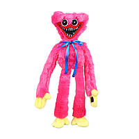 Мягкая игрушка Хаги Ваги/ Киси Миси Huggy Wuggy/ Kisi Misi 40 см (pink)