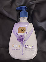 Жидкое мыло для рук Teo Rich Milk Soft Care, 400 мл (Чувствительный уход)