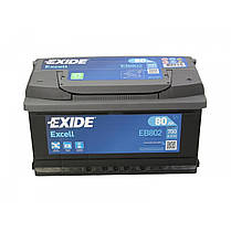 Автомобільний акумулятор Exide Excell EB802 80 Ah 700 En(0), фото 2
