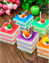 Іграшка "Сквиш - Антистрес" з ароматом "Squishy Тістечко" брелок