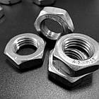 DIN 439B Гайка низька шестигранний дрібний крок 4 цинк, фото 4