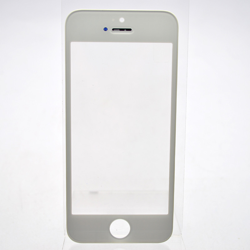 Скло LCD iPhone 5S з рамкою та OCA White Original 1:1