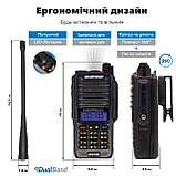 Рація Baofeng UV-9R MK1 комплект 2 шт.,8 Вт, Li-ion 2200 мАч, IP67, фото 2