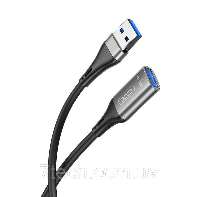 Кабель Удлинитель переходник для зарядки и передачи данных 3м USB3.0 XO Черный (NB220) - фото 2 - id-p1795569714