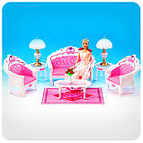 Детская игрушечная мебель Глория Gloria для кукол Барби Гостиная 2604. Обустройте кукольный домик, фото 4
