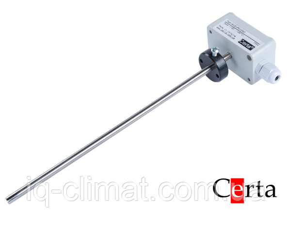 TeS-A12-Pt1000 Датчик температури канальний Certa, PT1000