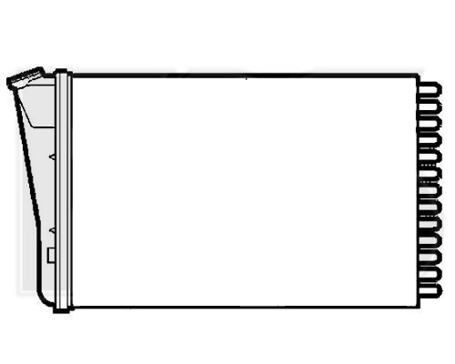 Радіатор грубки Opel Omega B (FPS) FP 52 N145, фото 1