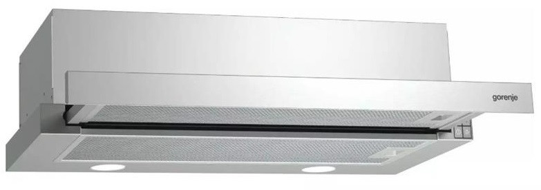 Gorenje Витяжка BHP523E10X вбудовувана, 50см, 322м3г, нерж