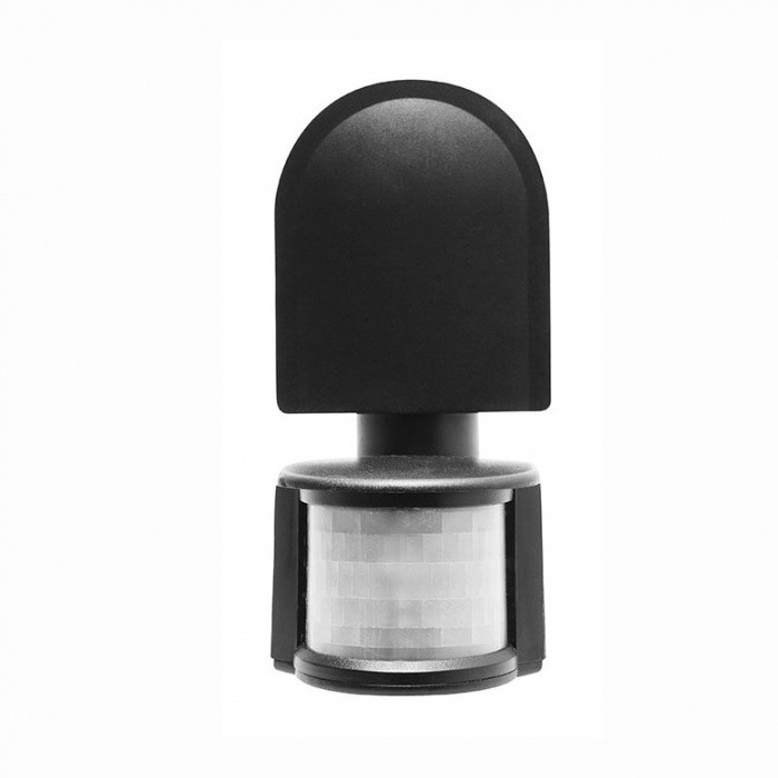 Датчик руху настінний ЕВРОСВЕТ SW-01 180°чорний, фото 1