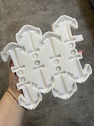 Ексклюзив. Силіконовий молд для льодяників, шоколаду та ін "Якорі"