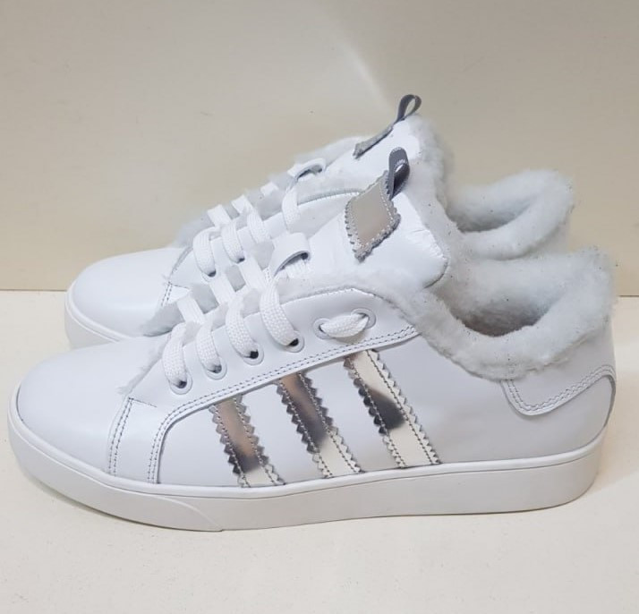 STTOPA зима. Розміри 40-45. Кросівки великих розмірів шкіряні. 230-4045 Білі, фото 1