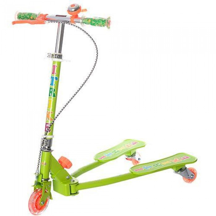 Дрифтовий самокат iTrike JR 3-017G (Зелений) (3+, 40 кг)