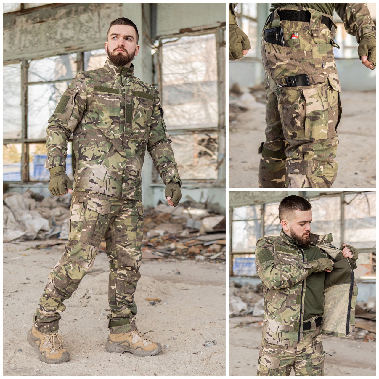 Тактичний костюм Grifon Apex Military Gen-IV мультикам рипстоп 56