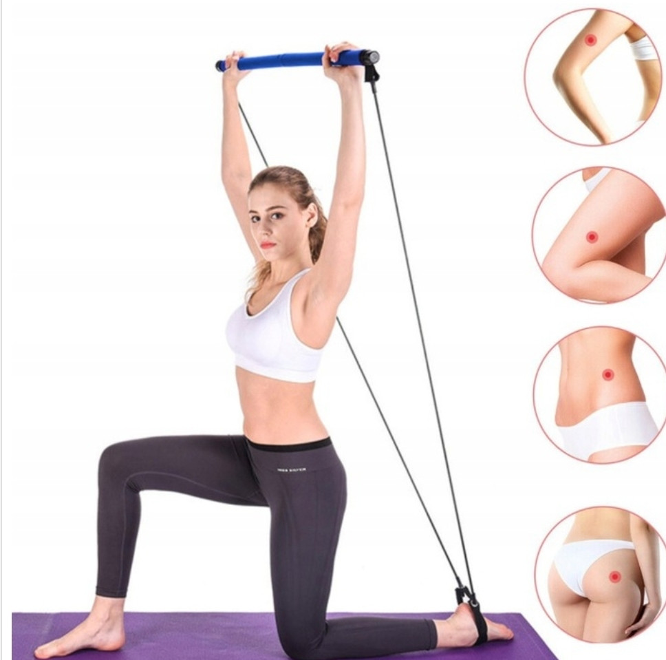Стрічки гумки з Перекладною планкою для Фітнесу вакууму Йогі, Cross Bar for Pilates Yoga Fitness