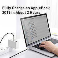 Кабель Type C - Type C Baseus 5A 100W PD2.0 для швидкої зарядки Тайп-С Тайп-С Cafule Metal 2м (чорний), фото 3