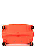 Валіза велика L поліпропілен оранж 77х53х32(+5)см/133л/4.4кг/Snowball, фото 7