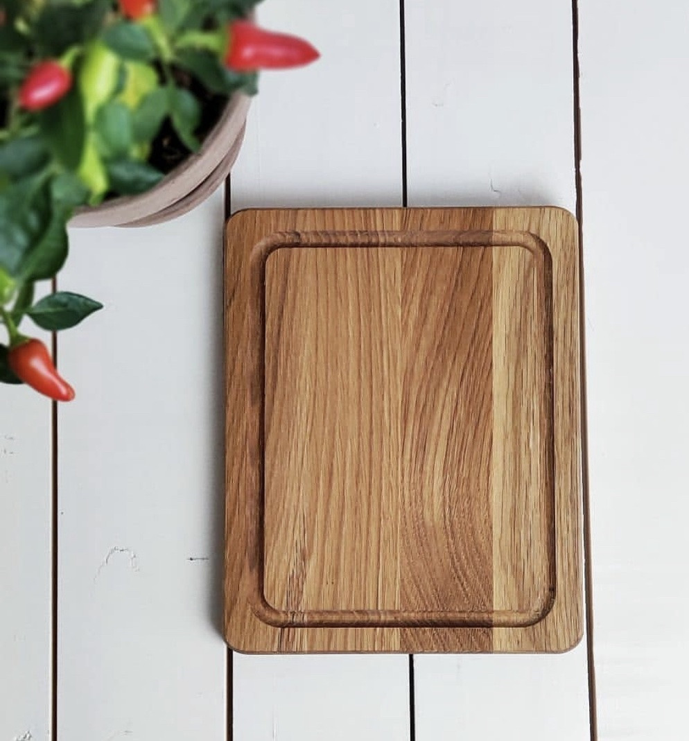 Дошка обробна 30*45 см, дошка для подачі, кухонна дощечка, фото 1